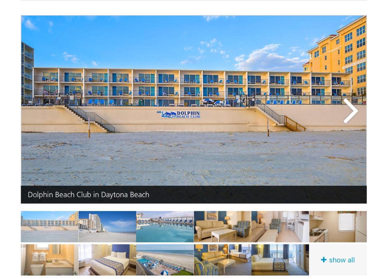 Dolphin Beach Club Daytona Beach Shores Eksteriør bilde